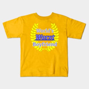 World’s Worst Boyfriend Kids T-Shirt